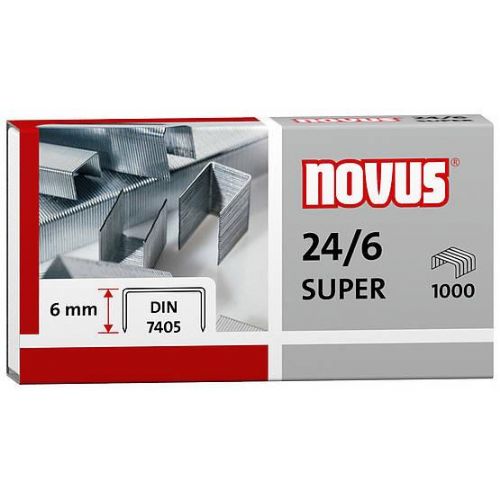 Novus Sponke za spenjače 24/6 DIN SUPER, 1000 kosov