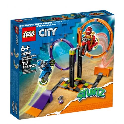 Kocke Lego CIty: Vrteči se kaskaderski izziv (60360)