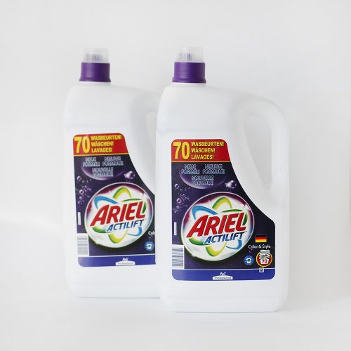 Dvojno pakiranje: Tekoči pralni prašek Ariel Professional Actilift Colour Duo Pack 2*4,9 L