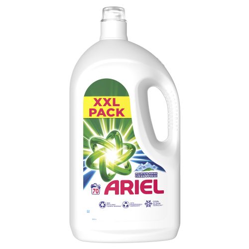 Detergent za pranje perila Ariel Mountain Spring , tekoči, 3,5 l, 70 pranj