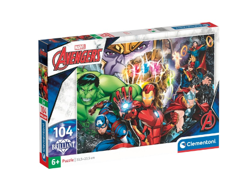 Clementoni 20140 - Puzzle 104 Brilliant Princess, Multicolore