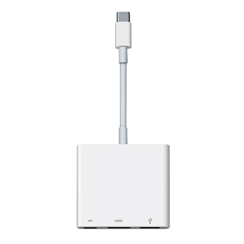 Adapter Apple MW5M3ZM/A USB-C na HDMI, USB-A in USB-C, 4K podpora, bel