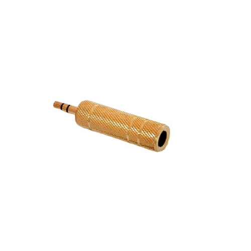Adapter banana Cabletech, 6,3 mm/3,5 mm, stereo, pozlačen