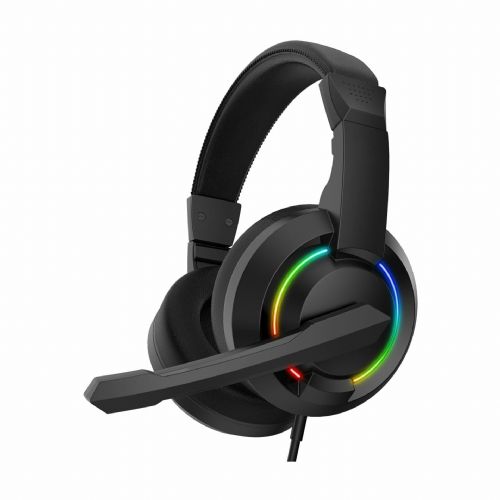 BARACUDA slušalke+mikrofon črne gaming BGH-021 HYDRA-B