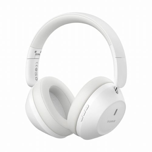 Baseus slušalke bele bluetooth Bass 30 Max