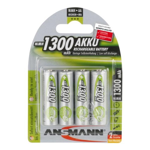 Baterija Ansmann 1300 mAh, 4x AA