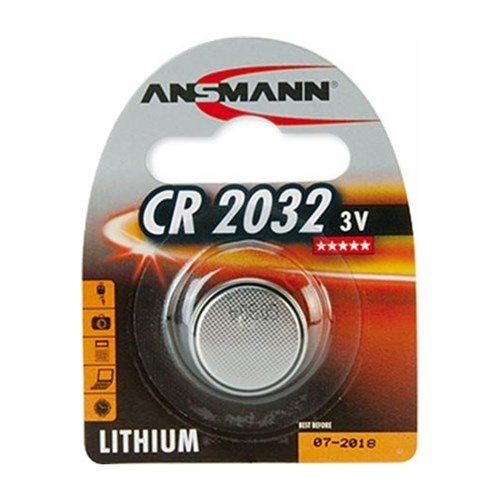 Baterija Ansmann CR-2032 litijeva, gumbasta celica, 3V, 20x3,2 mm, 1 kos