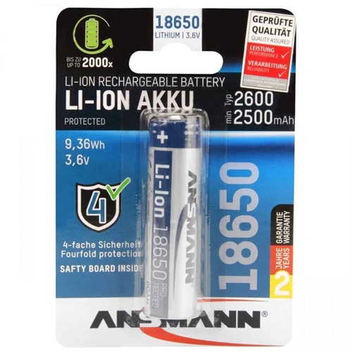 Baterija  Ansmann Li-ionska 18650