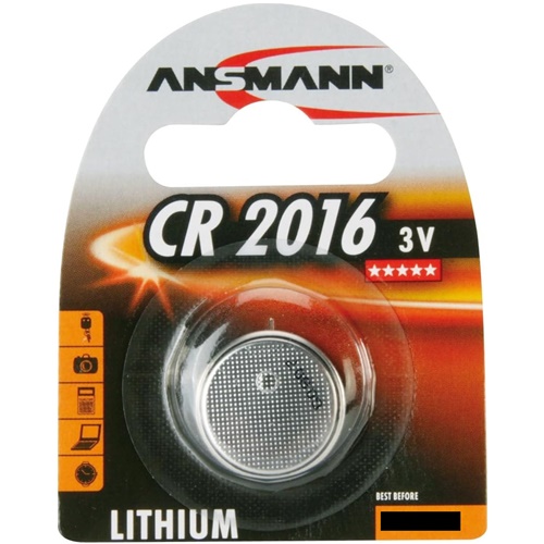 Baterija Ansmann Lithium CR-2016, srebrna