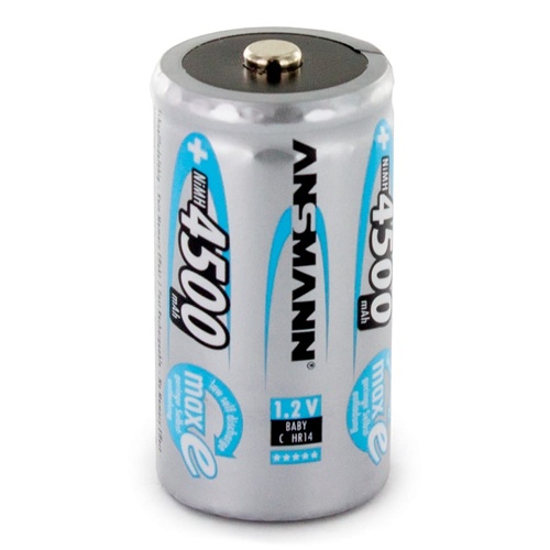 Baterija Ansmann maxE 4500mAh NiMh C (1,2V, 4,5Ah, 2 kosa, srebrna)