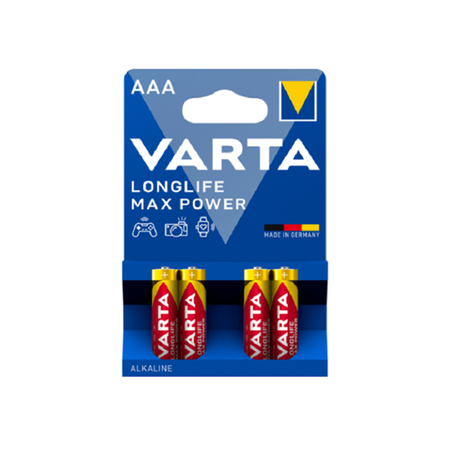 Baterija Baterije Varta Longlife Max Power AAA (4 kosi, AAA)