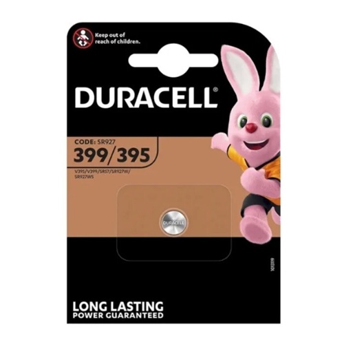 Baterija Duracell 399/395 gumbasta celica, srebrno-oksidna, 1,5 V, 1 kos