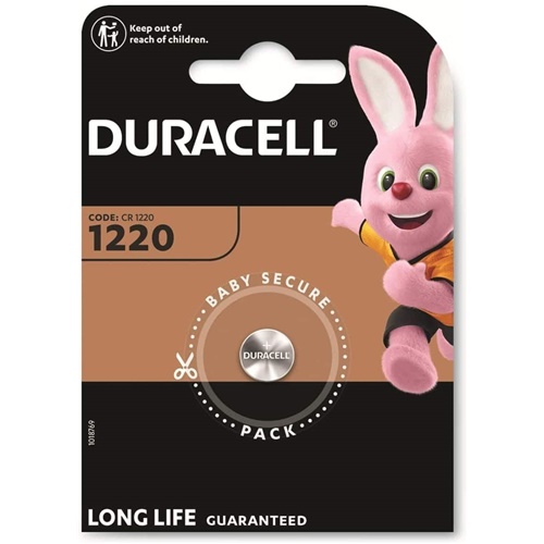 Baterija Duracell CR1220 Lithium 3V, 1 kos