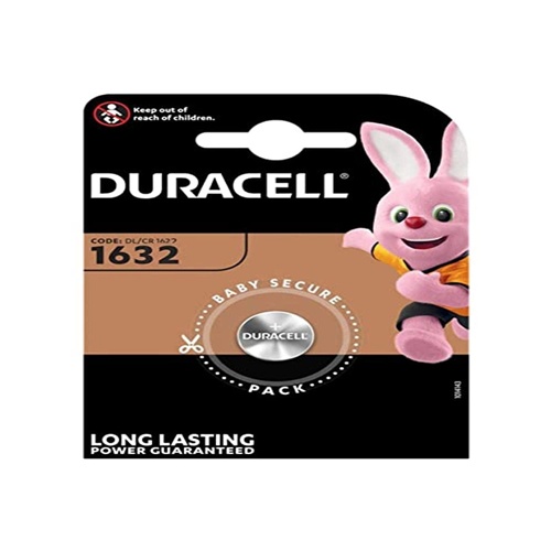 Baterija Duracell CR1632 litijeva gumbasta celica 3V 1 kos