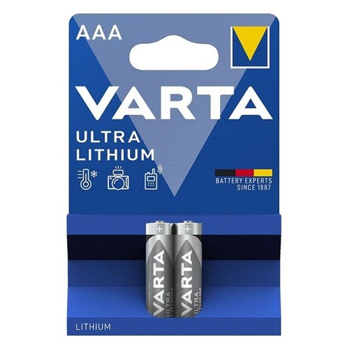 Baterija Varta Lithium (2 kosa, AAA)