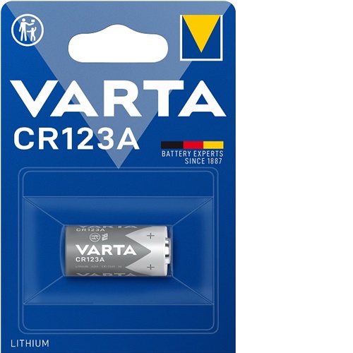 Baterija Varta Lithium CR123A, 1kos