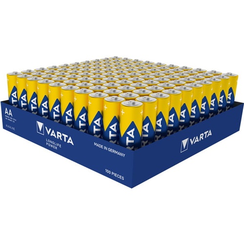 Baterija Varta Longlife Power LR06, AA (Mignon), alkalna, 1,5 V, 100 kosov