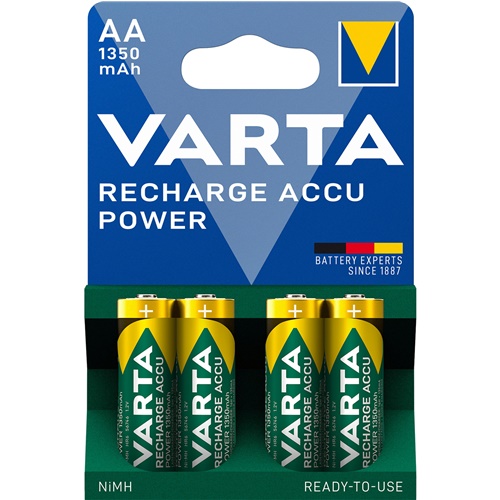 Baterija Varta Recharge Accu Power AA 1350 mAh, AA, 4 kosi