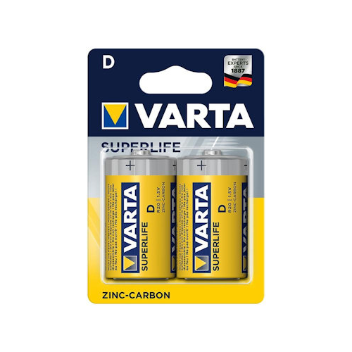 Baterija Varta Superlife, 2 kosa, D (mono)