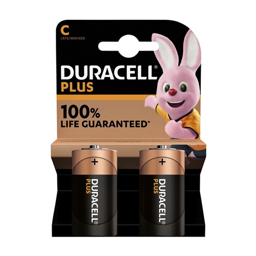 Baterije Duracell Plus C (2 kosa, C)