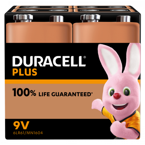 Baterije Duracell Plus Power (4 kosi, E-blok (9V blok))