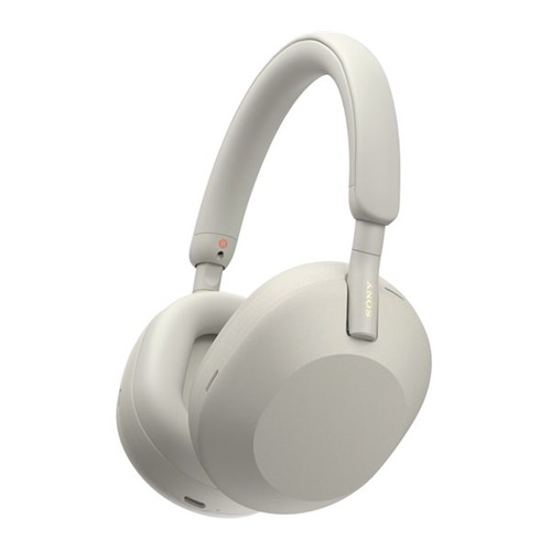 Brezžične slušalke Sony WH-1000XM5, USB-C, srebrna