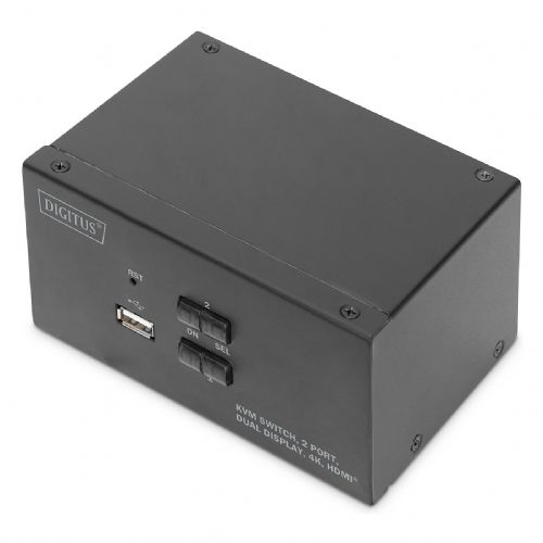 DIGITUS DS-12860 KVM stikalo z 2 vrati