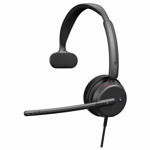Slušalke EPOS IMPACT 430T, mono, USB-C, za Microsoft Teams, odpravljanje šumov, črne
