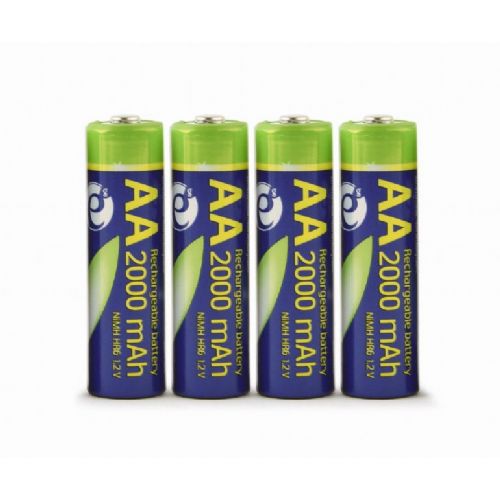 Gembird AA 2000mAh Ni-MH polnilna baterija 4 kosi