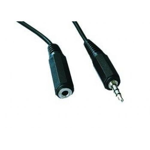 Avdio podaljšek Gembird CCA-423-2M, 3,5 mm jack M/F, 2 m, črne barve