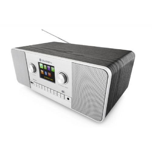 Internetni DAB+ radio GoGEN IR257BTDAB, WiFi 2,4/5 GHz, Bluetooth, 2×5 W RMS, LCD zaslon, USB, FM/DAB+, budilka