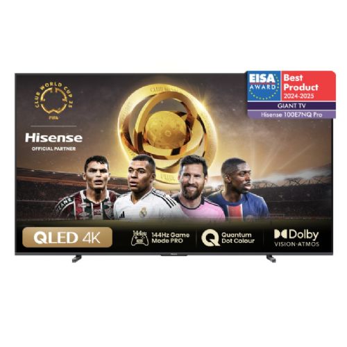 Televizor Hisense 100E7NQ PRO, 254 cm (100˝), 4K Ultra HD Tv, 144 Hz, Smart TV