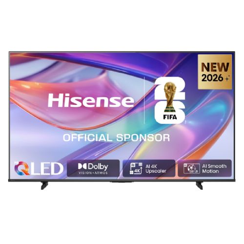 Televizor Hisense 65E7S, 164 cm (65"), 4K QLED, Dolby Vision Atmos, VIDAA Smart TV, črne barve