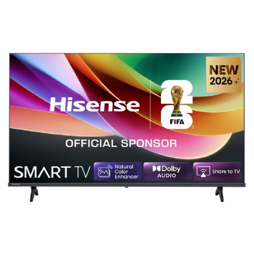 Televizor Hisense 32A4S, 80 cm (32"), Full HD, VIDAA Smart TV, Dolby Audio, Wi-Fi, glasovno upravljanje, črne barve