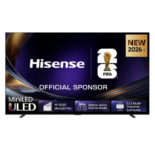 Televizor Hisense 75U7S PRO, 189 cm (75"), 4K ULED MiniLED Pro, 165 Hz, VIDAA Smart TV, Dolby Atmos, črne barve
