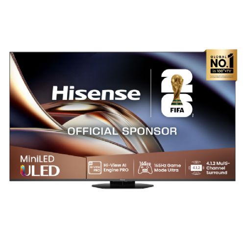 Televizor HISENSE ULED (Mini LED) 85U8Q, 215 cm (85"), 4K Ultra HD 3840x2160, 165 Hz, Dolby vision IQ