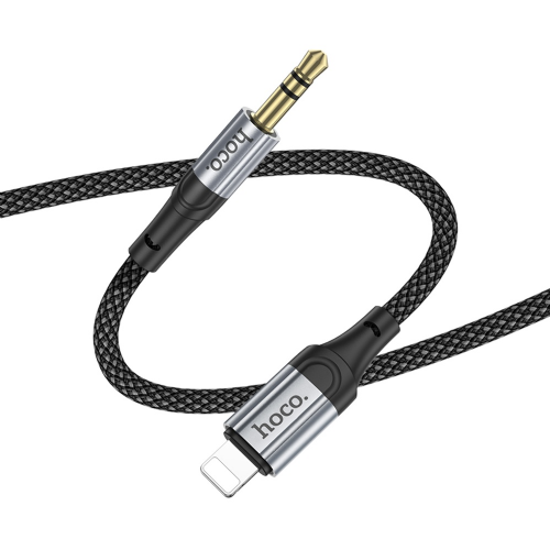 Hoco AUX kabel UPA26 iz Lightning na 3.5 mm (1m) črn