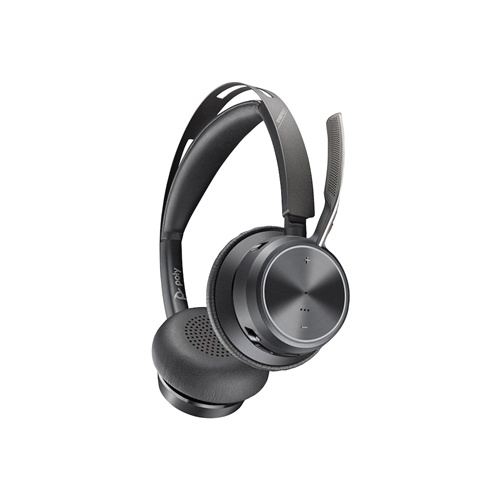 Slušalke HP Poly Voyager Focus 2 USB-C-C Headset +USB-C/A Adapter +Charging Stand