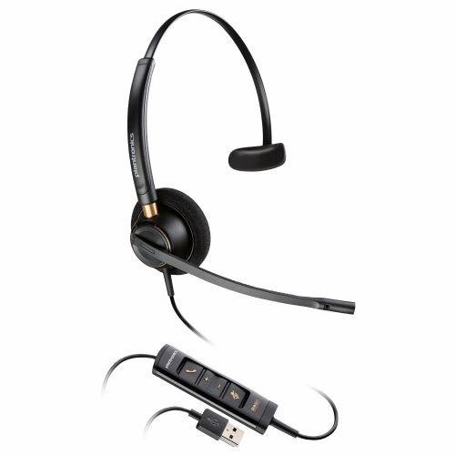 Slušalke HP Poly Headset EncorePro 515-M mono USB-A &amp; USB-C Teams