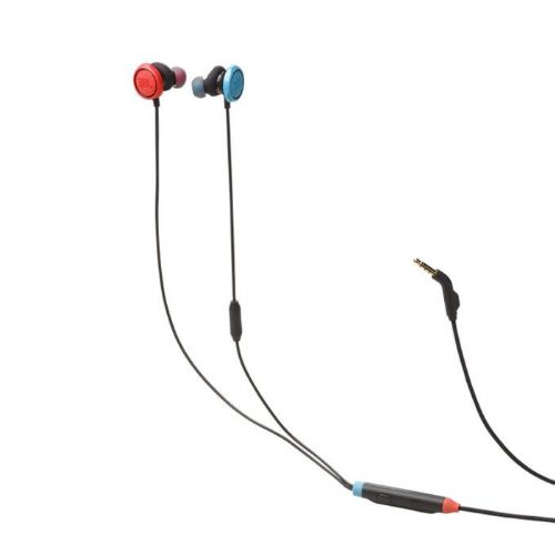 Žične gaming slušalke JBL Quantum 50N Nintendo, in-ear, 8,6 mm gonilniki, vgrajen mikrofon, 3,5 mm priklop, črne