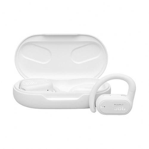 JBL Soundgear Sense brezžične Bluetooth slušalke z odprtim ušesom, bele barve