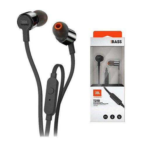 JBL Tune 210 In-ear slušalke z mikrofonom, črne