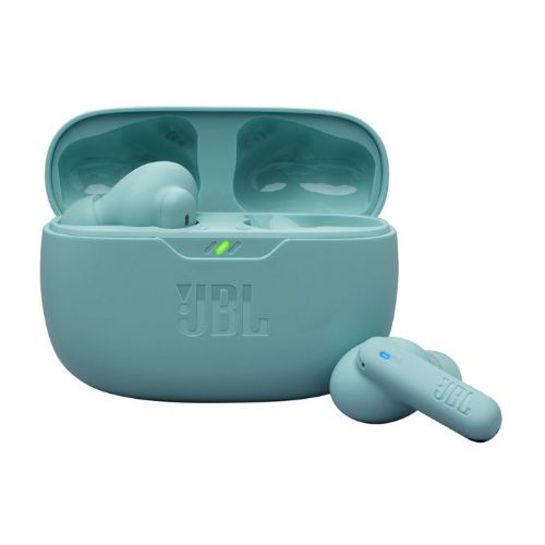 Brezžične slušalke JBL Vibe Beam 2 z mikrofonom, ANC, Bluetooth 5.3, IP54, modre
