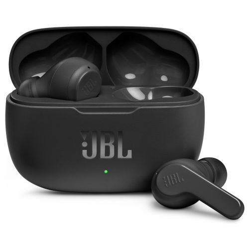 Brezžične slušalke JBL Wave 200TWS, črne
