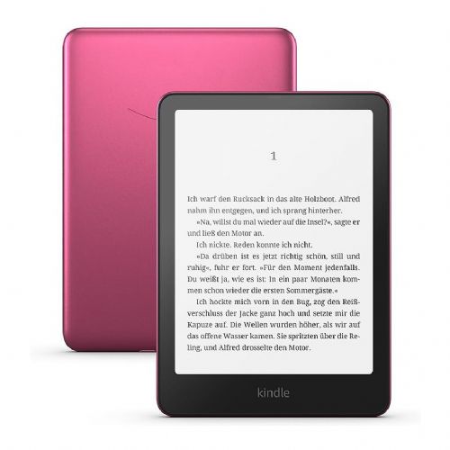 E-bralnik Amazon Kindle Paperwhite Signature 32GB roza, 7" zaslon brez bleščanja, osvetlitev, vodoodporen, USB-C