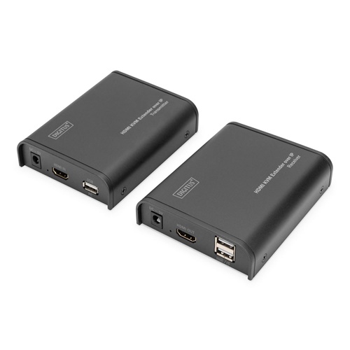KVM HDMI Extender 120m FullHD preko omrežnega kabla Digitus Black