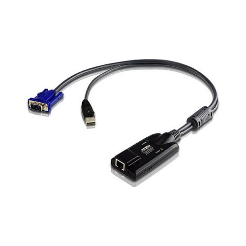 KVM moduli in dodatki Adapterski kabel USB - VGA na Cat5e/6 KVM (modul CPU), s podporo za virtualne medije ATEN