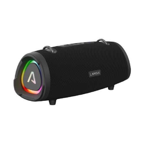 Zvočnik LAMAX Eclipse1, 60 W, Bluetooth 5.3, IPX6 vodoodporen, TWS, LED osvetlitev, 9,5 h baterija, črne barve