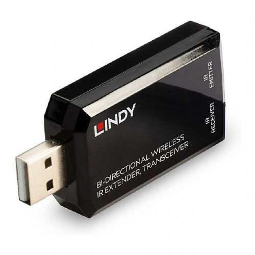 LINDY dvosmerni brezžični IR podaljševalec, oddajnik-sprejemnik