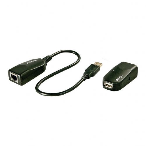 LINDY podaljšek USB 2.0 Cat5 Classic 1 vrata 50 m